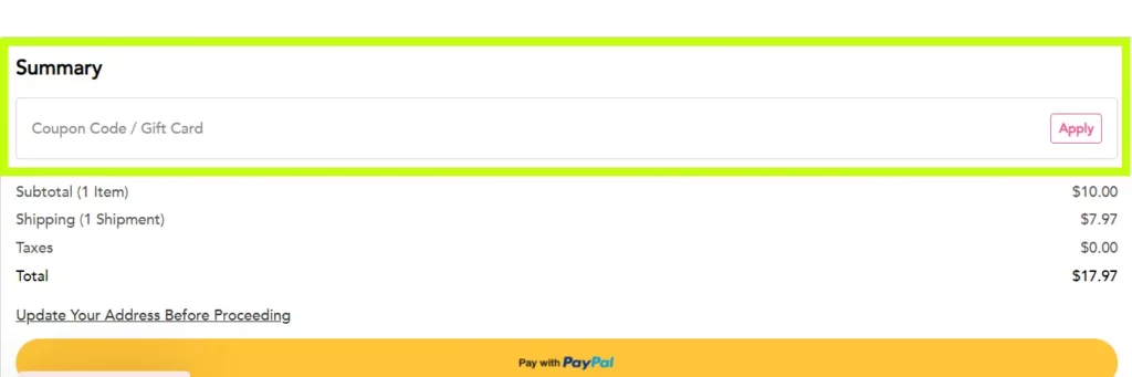 Ava Lane Boutique Apply coupon