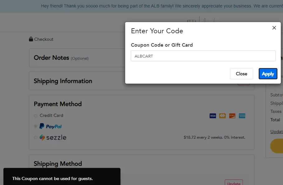 Ava Lane Boutique Coupon 4
