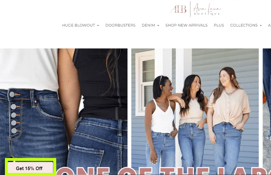 Ava Lane Boutique bottom left